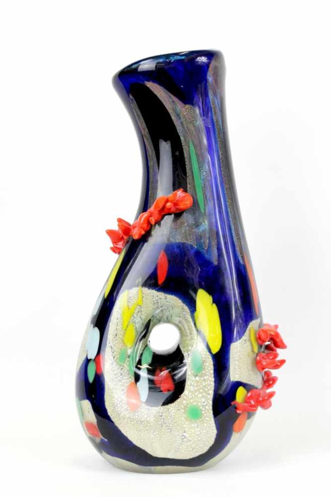 Murano Große Studioglasvase 1960er Jahre Vase< - Image 4 of 5