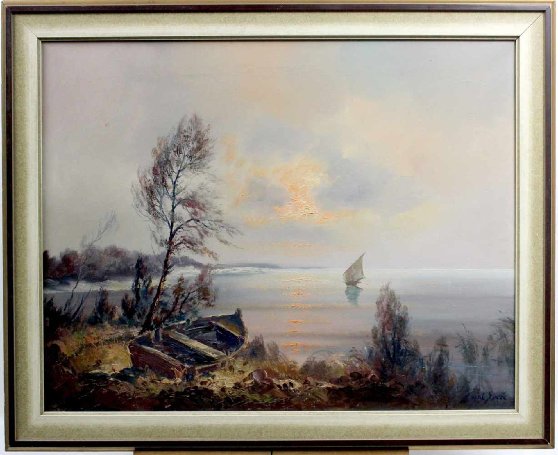 Spree, Carol ( 1907 - ? ) " Seelandschaft "