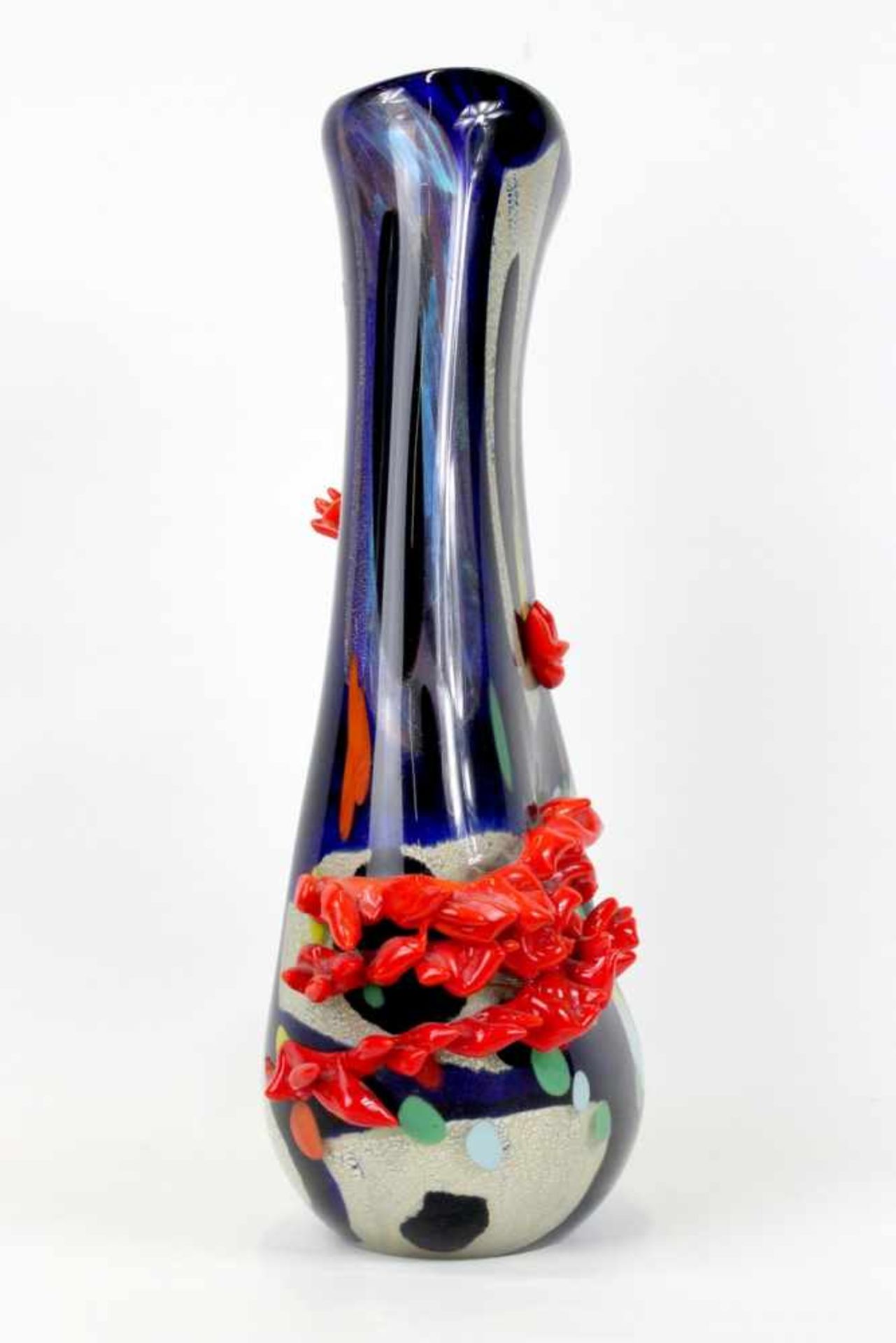 Murano Große Studioglasvase 1960er Jahre Vase< - Image 3 of 5