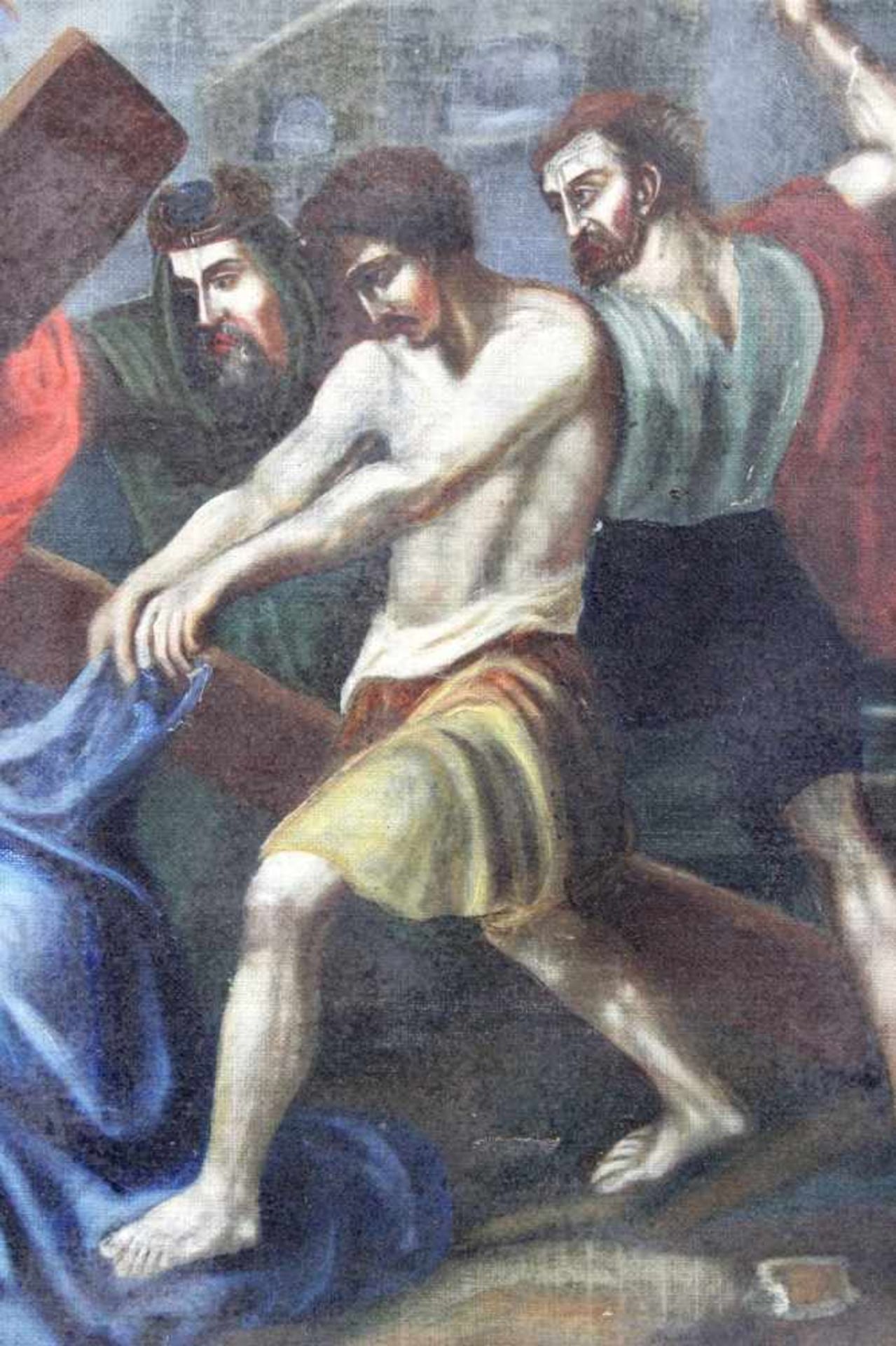 Altmeister 16.Jhdt. " Christus fällt unter dem Kreuze "< - Bild 4 aus 6