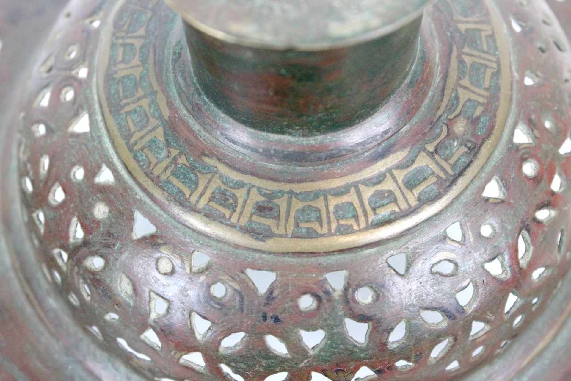 Seljukischer dreiteiliger Weihrauchbrenner aus Kupferbronze 12.Jhdt - Bild 13 aus 13