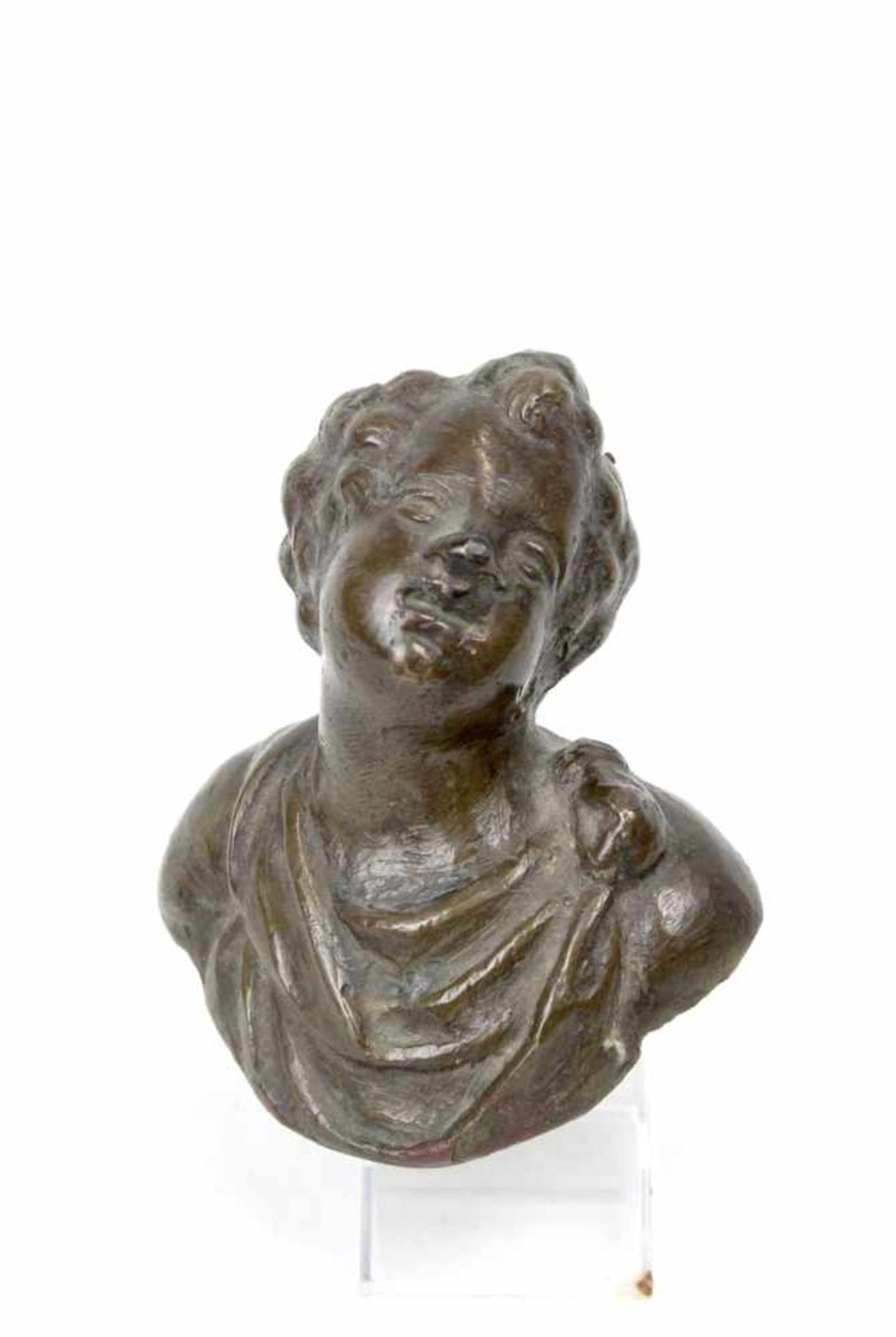 Renaissance Bronze Büste eines Jünglings<b