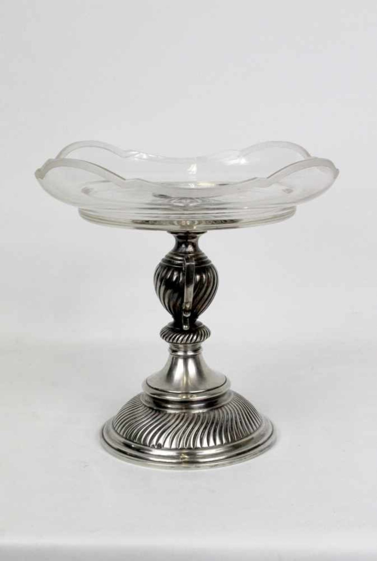 SIlberne Glasaufsatz Tazza Östereich um 1890< - Image 2 of 6