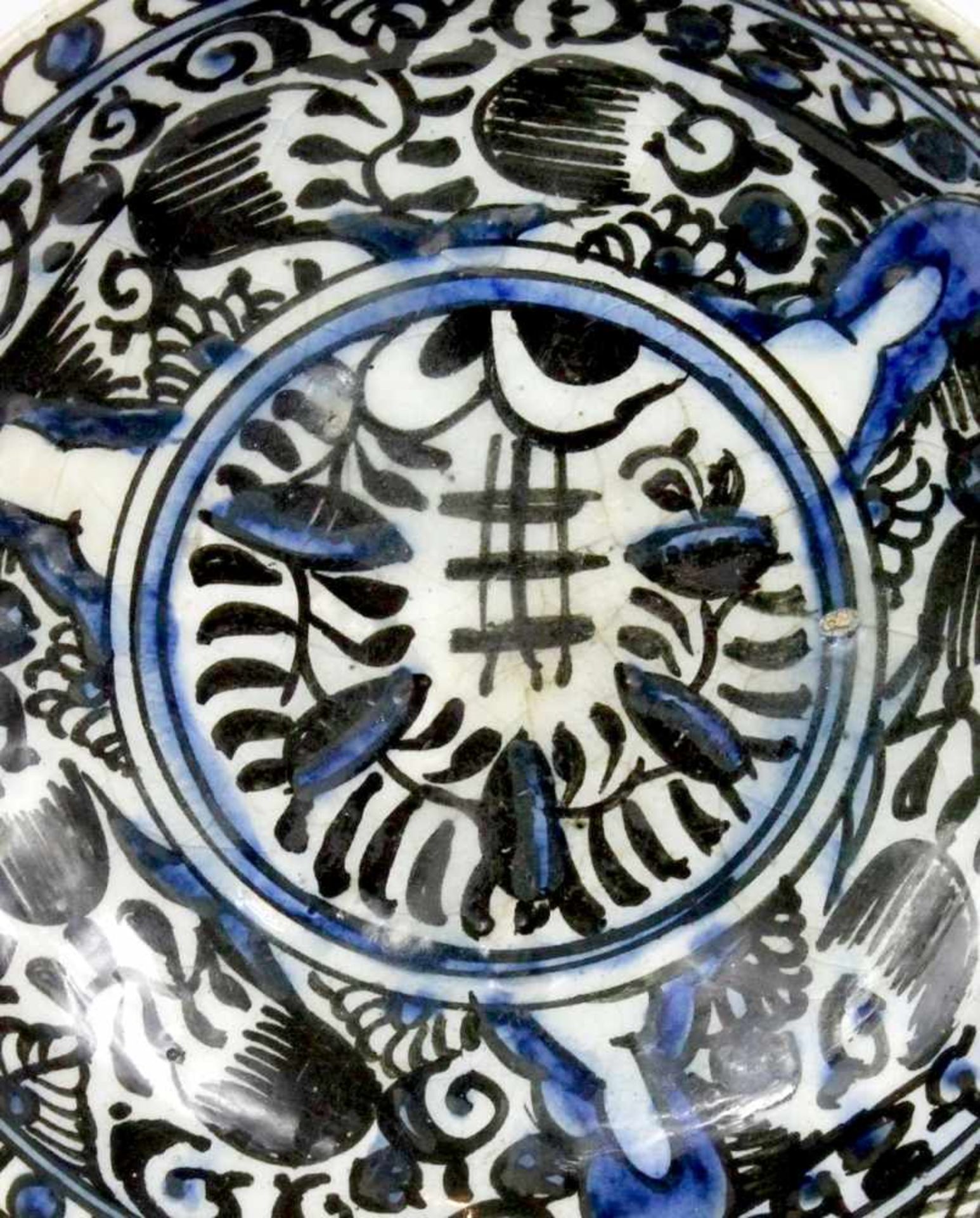 Safavidischer Keramikteller Iran 17. / 18. Jhdt. - Bild 2 aus 3