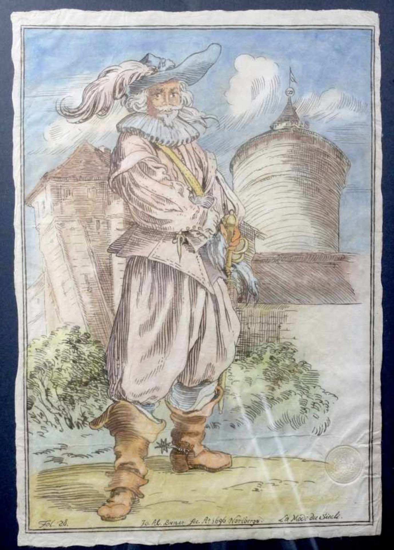 Böner, Johann Alexander ( 1647 - 1720 ) " La mode du siecle "< - Bild 3 aus 3