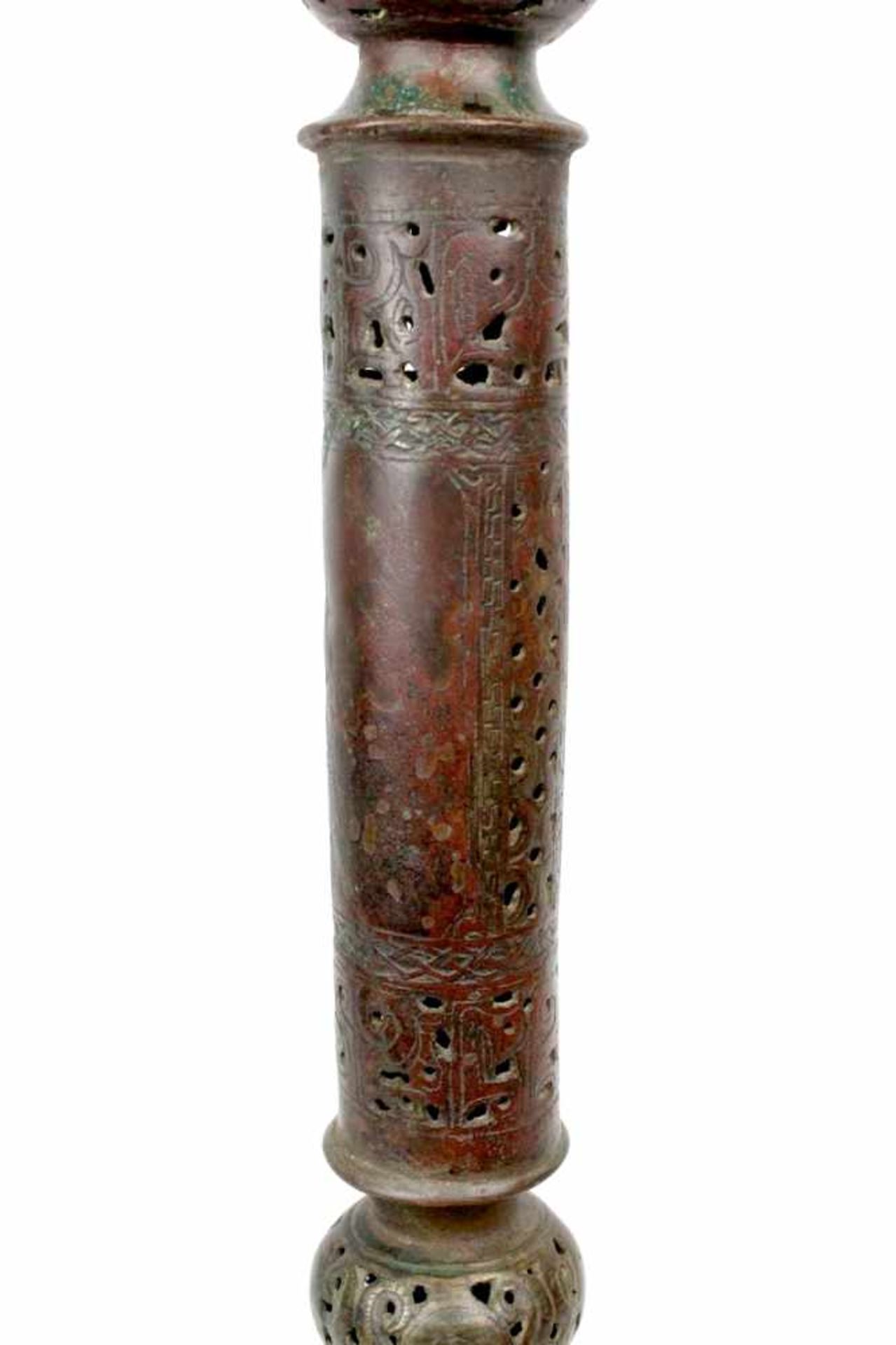 Seljukischer dreiteiliger Weihrauchbrenner aus Kupferbronze 12.Jhdt - Bild 2 aus 13