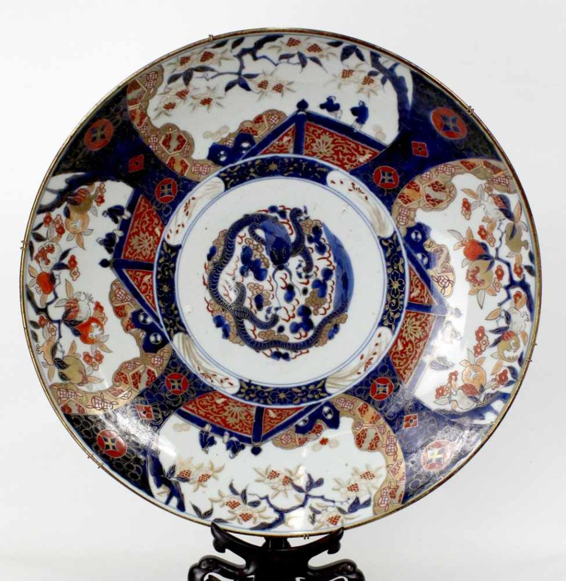 China großer Imari Teller<