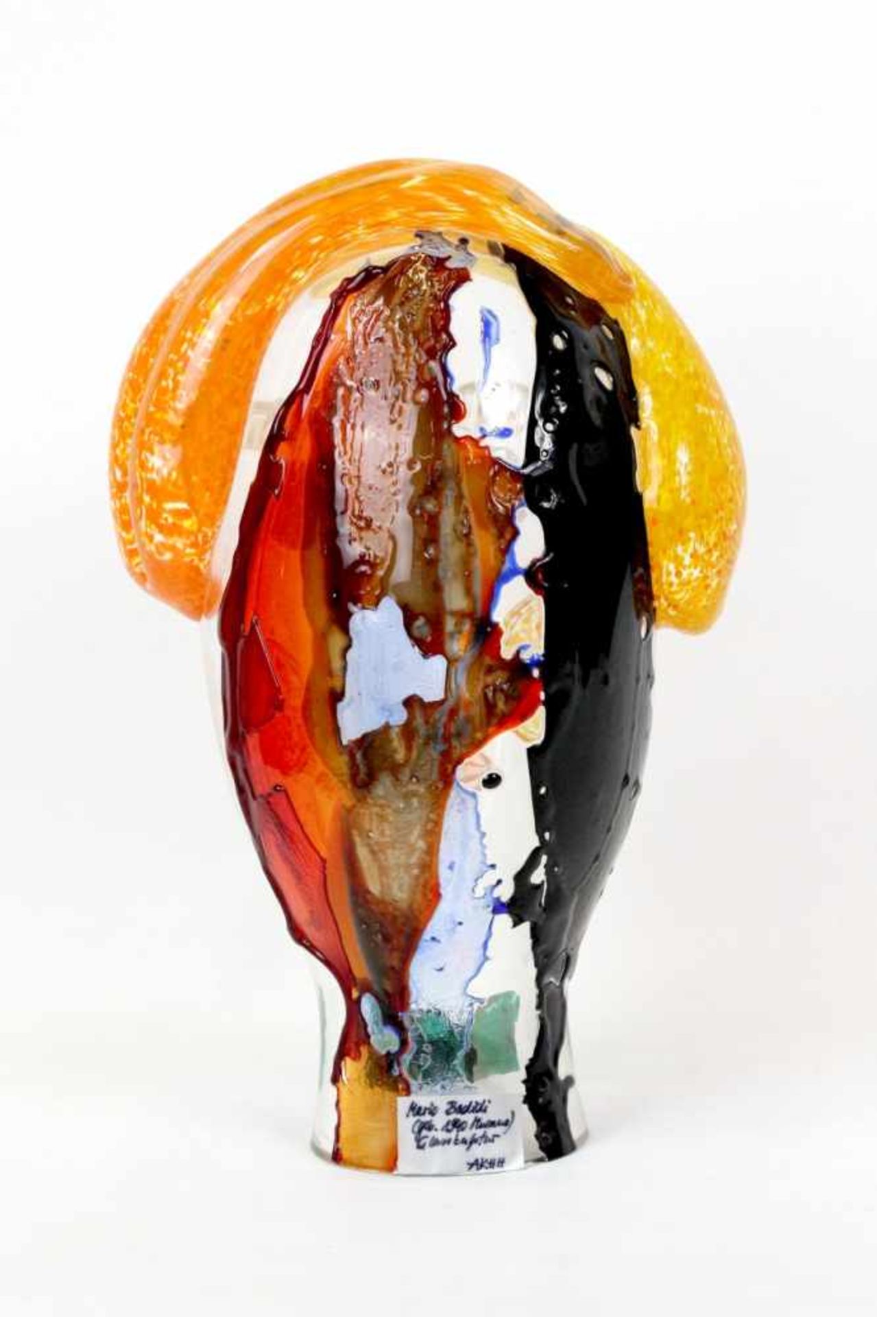 Murano Mario Badidi " Tete " Glasskulptur - Bild 3 aus 5