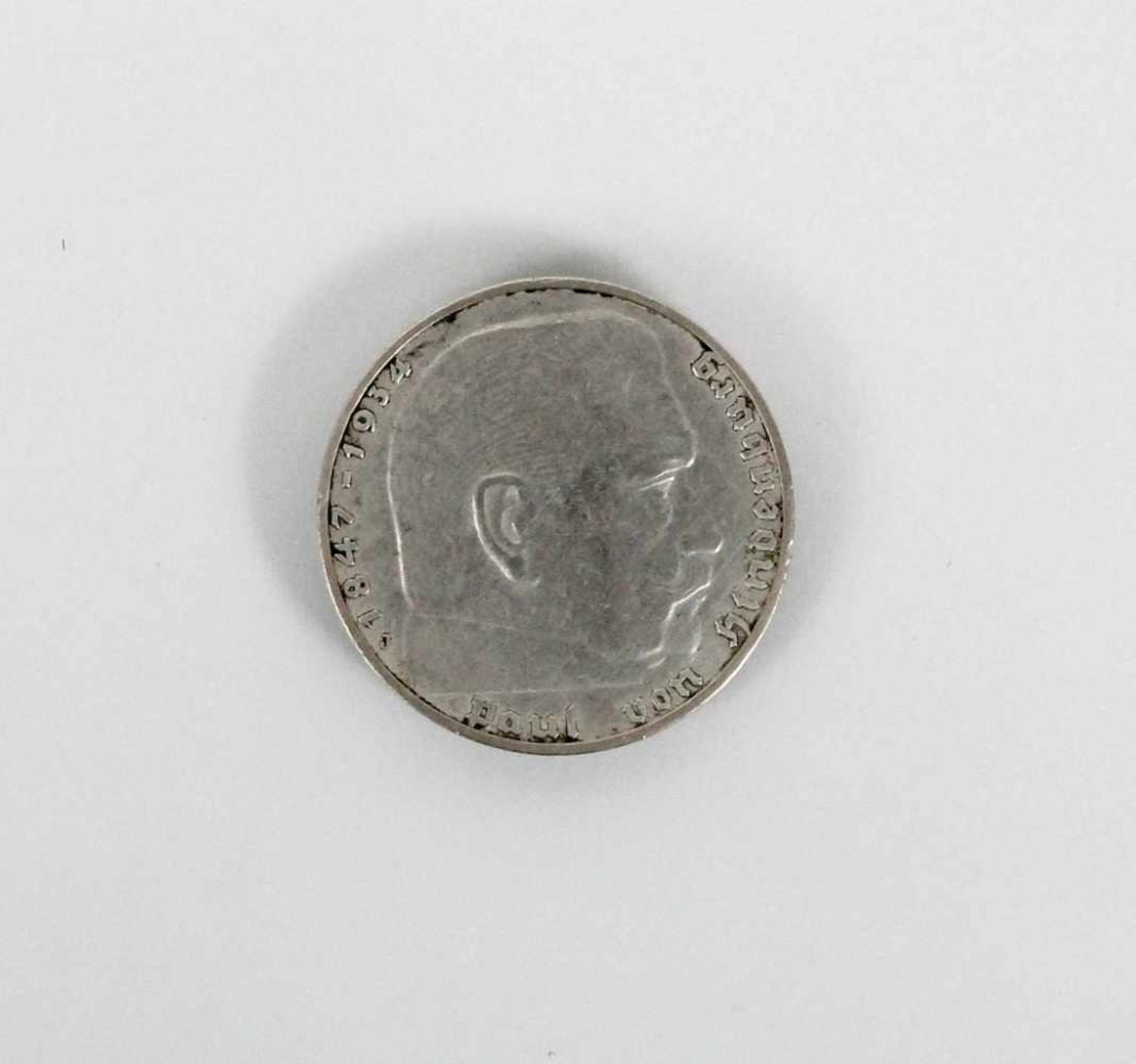 30 mal 2 Reichsmark " Paul von Hindenburg " Silbermünzen< - Bild 3 aus 5