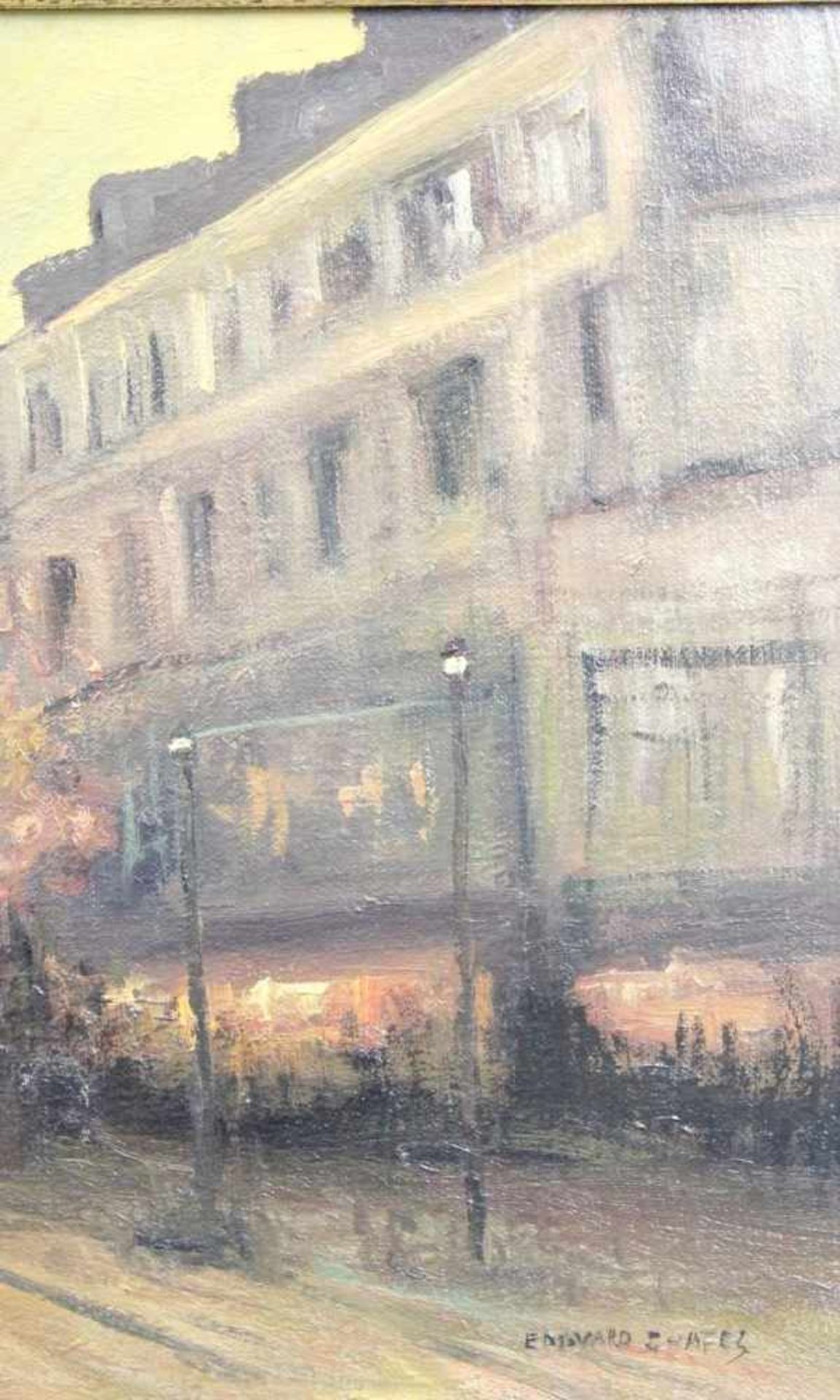 Cortes, Edouard ( 1882 - 1969 ) attr. " Pariser Straßenszene "< - Bild 4 aus 7