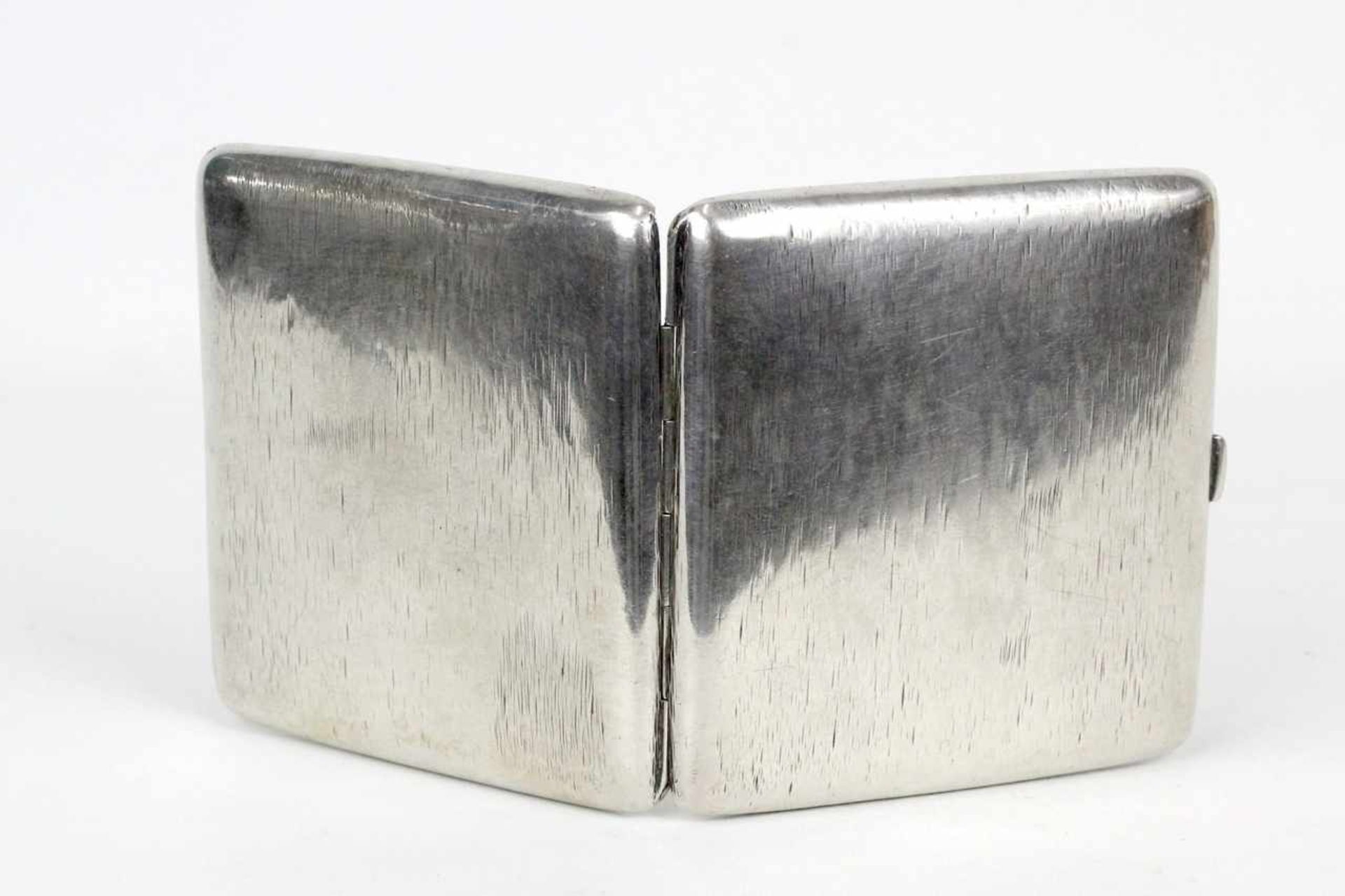 Silber Zigaretten Etui, Deutsch um 1900 - Image 2 of 4