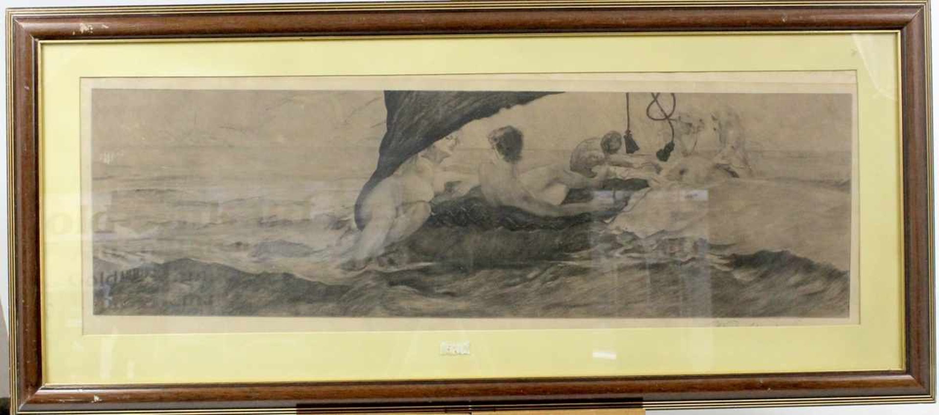 Einschlag, Eduard ( 1879 - 1945 ) " Triton und Meeresnymphe " - Bild 2 aus 2