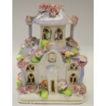 A 19th century Staffordshire cottage pastille burner