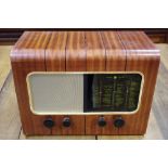 A pye type 18A vintage radio serial number 0520546