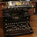A retro Royal typewriter