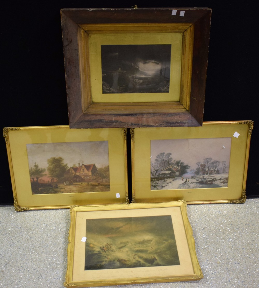 Pictures and Prints - a pair of mid-19th century Baxter prints,