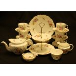 A Royal Crown Derby Posies pattern tea service