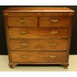 A George III mahogany chest of drawers, c.
