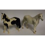 A Beswick model, Connemara Pony, Terese of Leam, 17cm; another piebald Pinto Pony,