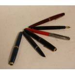 Two Parker Duofold pens,