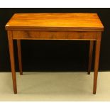 A George III design mahogany tea table