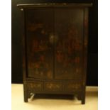 An 18th century style Chinese Country House wardrobe