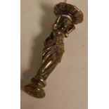 A 19th century figural desk seal