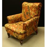 A Victorian mahogany drawing room chair, c.