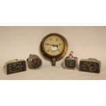 Automobilia - a vintage Jaeger Smiths Motor Accessories Ltd dash board clock; others,