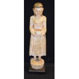 A wooden figure,