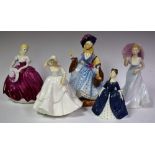 Ceramics - a Coalport figure, Ladies of Fashion model Amanda,