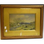 Wilmot Pilsbury, A Sunny Day, No 8, signed, dated 1889, 18cm x 27.