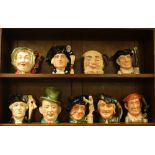 Royal Doulton Character Jugs - including George III, limited edition, printed back stamp,