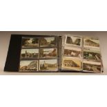 Postcards - Collection in a large album