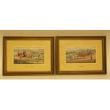 A pair of framed Cash's silk pictures, The Four In Hand and The Tandem,