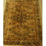 A Middle Eastern design carpet,