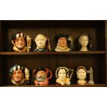 Royal Doulton Character Jugs - including Catherine Howard; Anne Boleyn; Catherine of Aragon;