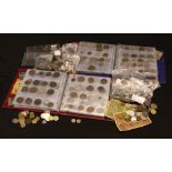 Coins - an extensive collection of English coins and tokens,