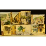 Pictures and Prints - Roy Merrington, Atelier St Remy De Provence, signed, oil on canvas; others,