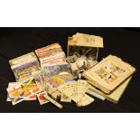 Cigarette and Trade Cards - including Players cigarettes, Wills, Kensitas silks, Brooke Bond tea,