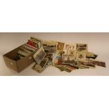 Postcards - early 20th century and later including WW1 silks, topographical, street scenes,