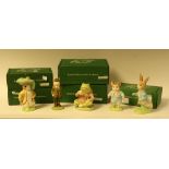 Ceramics - a pair of Beswick Beatrix Potter figures, large size, gold edition, Tom Kitten,