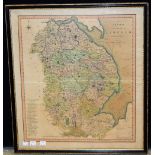 Map - A New Map of the County of Lincoln,