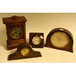 Clocks and watches - Smiths mantel clock; pocket watch and stand,