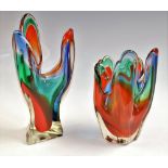 Murano glass vases (2)