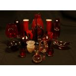 Glassware - art glass vases, sculptures, etc,