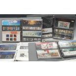 Stamps - GB QEII presentation pack collection 1980's-2000's in 8 binders approx £600 f/c plus other