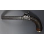 A 19th century percussion pistol, 10.