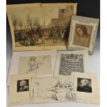 A folio of 17th & 18th century Old Master and other engravings,