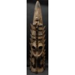 Tribal Art - a large Papua New Guinea floor standing sculpture,